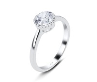 Gorgeous CZ Silver Ring NSR-3367 